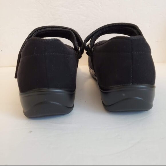 Orthofeet Springfield Black Mary Jane Diabetic Comfort Shoes 7.5 XX Wide 4E #827 - Picture 8 of 13